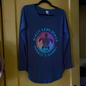 HAWAII BLACK SAND BEACH T SHIRT